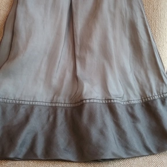 Hugo Boss Skirt | A-line Brown Sheer Overlay | 10 - Picture 10 of 12